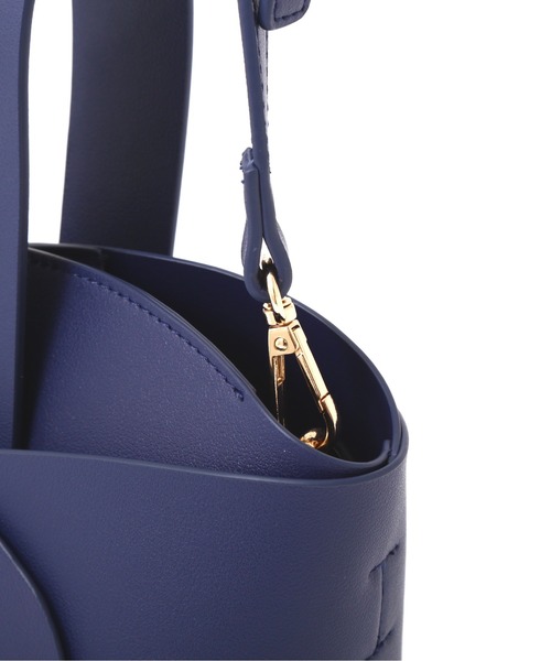 NATURAL BEAUTY BASIC(ナチュラルビューティーベーシック)の「エレファントバケット(ハンドバッグ・レディース・カーキ/ダークブルー・フリ-)」の11枚目の写真