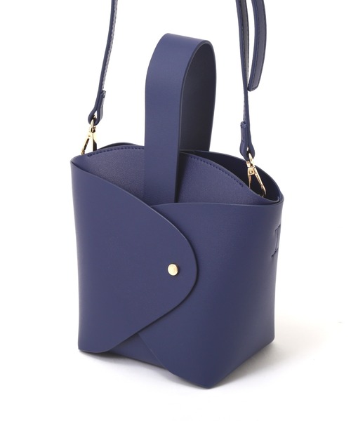 NATURAL BEAUTY BASIC(ナチュラルビューティーベーシック)の「エレファントバケット(ハンドバッグ・レディース・カーキ/ダークブルー・フリ-)」の7枚目の写真