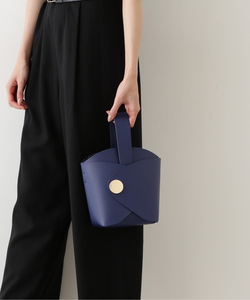 NATURAL BEAUTY BASIC(ナチュラルビューティーベーシック)の「エレファントバケット(ハンドバッグ・レディース・カーキ/ダークブルー・フリ-)」の4枚目の写真