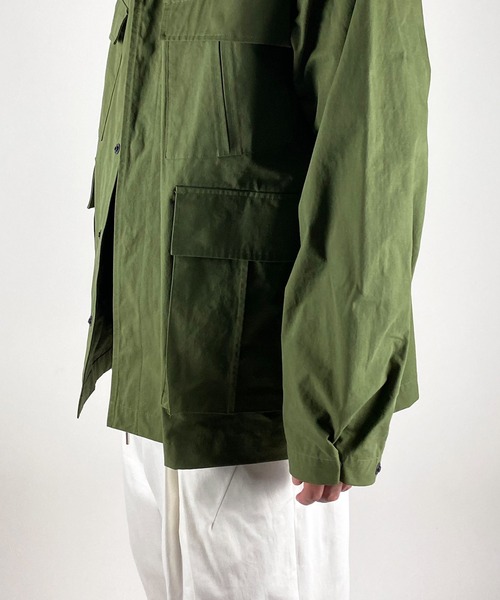 NUMBER (N)INE（ナンバーナイン）の「RIPSTOP MILITARY JACKET / リップストップ ミリタリージャケット（ミリタリージャケット・メンズ・ブラック/オリーブ・2/4/3）」の10枚目の写真