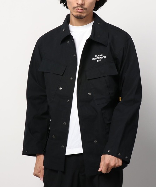 NUMBER (N)INE（ナンバーナイン）の「RIPSTOP MILITARY JACKET / リップストップ ミリタリージャケット（ミリタリージャケット・メンズ・ブラック/オリーブ・2/4/3）」の9枚目の写真