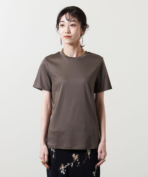 UNITED ARROWS(ユナイテッドアローズ)の「<UNITED ARROWS>コンパクト クルーネック Tシャツ B◆(Tシャツ/カットソー・レディース・ホワイト/ブラック/モカ・FREE)」の11枚目の写真