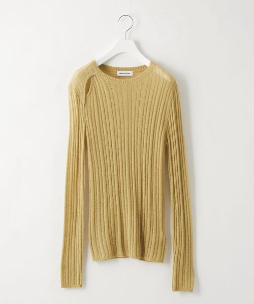 EMMEL REFINES（エメルリファインズ）の「＜EMMEL REFINES（エメル リファインズ）＞EM リブ タートル付き マルチウェイ ニット（ニット/セーター・レディース・ベージュ/ブラック/モカ/ターコイズブルー/パープル・FREE）」の12枚目の写真