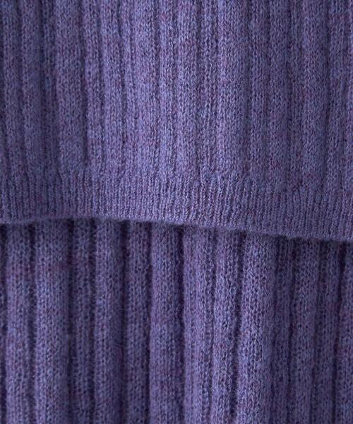 EMMEL REFINES（エメルリファインズ）の「＜EMMEL REFINES（エメル リファインズ）＞EM リブ タートル付き マルチウェイ ニット（ニット/セーター・レディース・ベージュ/ブラック/モカ/ターコイズブルー/パープル・FREE）」の19枚目の写真