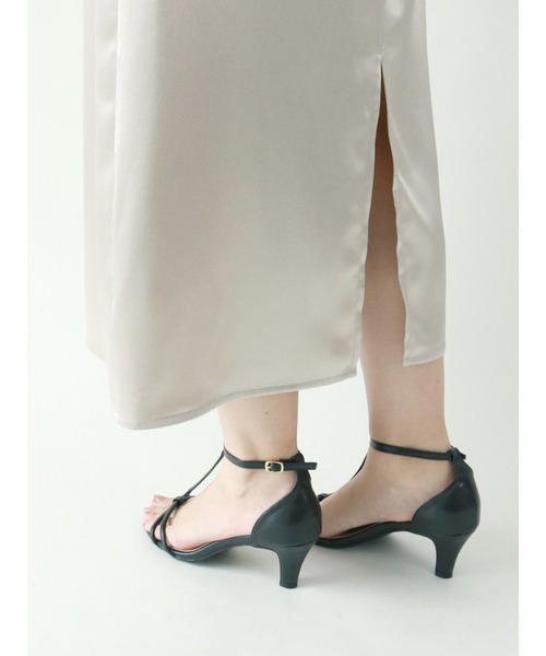 Te chichi(テチチ)の「サテンIラインスカート(スカート・レディース・ブラウン/グリーン/ベージュ・フリ-)」の11枚目の写真