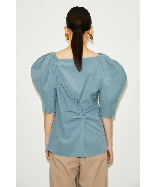 THROW by SLY(スローバイスライ)の「THROW SHIRRING PUFF TOPS シャーリングパフ トップス(シャツ/ブラウス・レディース・ライトブルー/グレー・FREE)」の12枚目の写真