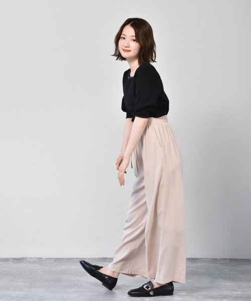 RETRO GIRL（レトロガール）の「パイピングカラーニット（ニット/セーター・レディース・ブラック/オフホワイト/オレンジ・FREE）」の21枚目の写真