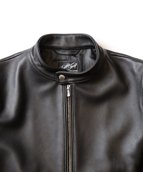 RATTLE TRAP(ラトルトラップ)の「【4店舗限定別注】シープネイキッドシングルライダースジャケット(ライダースジャケット・メンズ・ブラック・M/L/LL/S)」の12枚目の写真