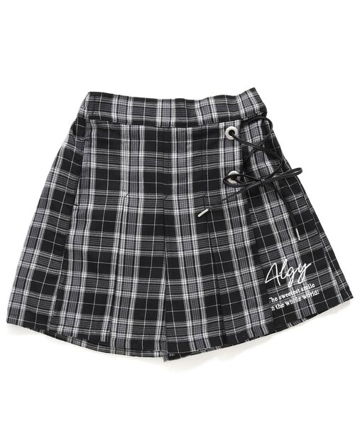 algy（アルジー）の「合皮レースアップチェックラップキュロット（その他パンツ・キッズ・ベージュ/ブラック/ブラウン/レッド・X-SMALL/SMALL/MEDIUM/XX-SMALL）」の14枚目の写真