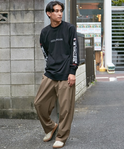 CIAOPANIC（チャオパニック）の「TR2WAYストレッチチェック柄2タックワイドテーパードスラックスパンツ（スラックス・メンズ・ブルー/ブラウン・LARGE/MEDIUM）」の20枚目の写真