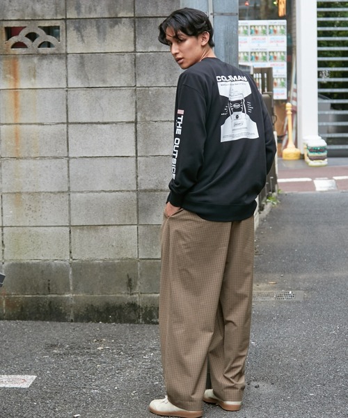 CIAOPANIC（チャオパニック）の「TR2WAYストレッチチェック柄2タックワイドテーパードスラックスパンツ（スラックス・メンズ・ブルー/ブラウン・LARGE/MEDIUM）」の21枚目の写真