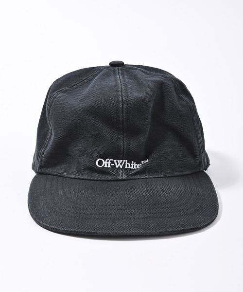 off white（オフホワイト）の「OFF WHITE (オフ ホワイト) BOOKISH OW BASEBALL CAP キャップ（キャップ・メンズ・ブラック・FREE）」の5枚目の写真