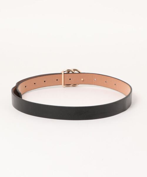 one way（ワンウェイ）の「【oneway】ダブルリングベルト（ベルト・レディース・ブラック/ホワイト系その他・FREE）」の3枚目の写真