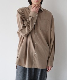 Blanc YM ブランワイエム / Cotton Wide Shirt コットン オーバーサイズ 長袖ワイドシャツ / BL-21A-CWC