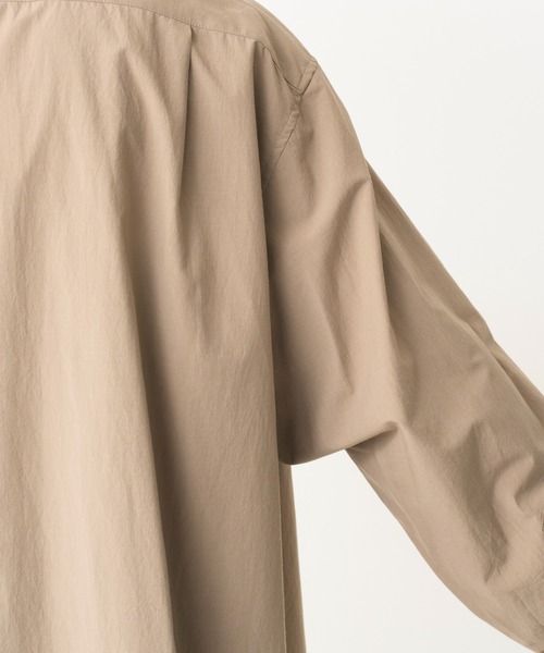 Blanc YM（ブランワイエム）の「Blanc YM ブランワイエム / Cotton Wide Shirt コットン オーバーサイズ 長袖ワイドシャツ / BL-21A-CWC（シャツ/ブラウス・メンズ・オリーブ・MEDIUM/SMALL）」の12枚目の写真