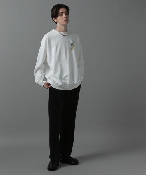 HARE(ハレ)の「【SETUP対応】ベロアイージーパンツ(HARE)(その他パンツ・メンズ・ブラック/ブルー・FREE)」の6枚目の写真