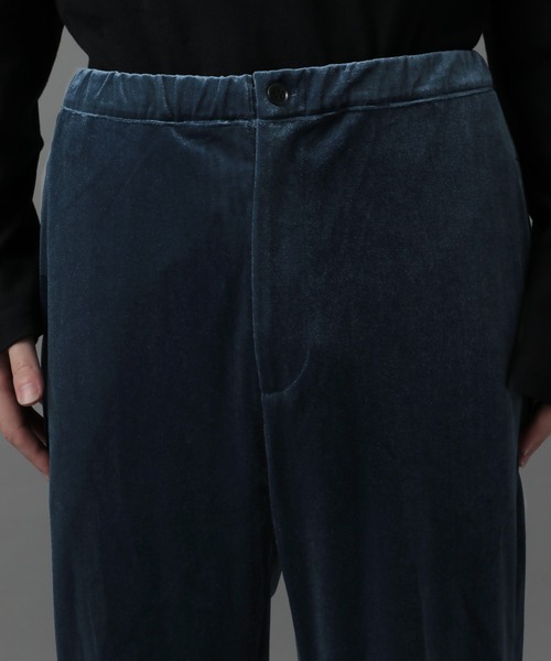 HARE(ハレ)の「【SETUP対応】ベロアイージーパンツ(HARE)(その他パンツ・メンズ・ブラック/ブルー・FREE)」の3枚目の写真