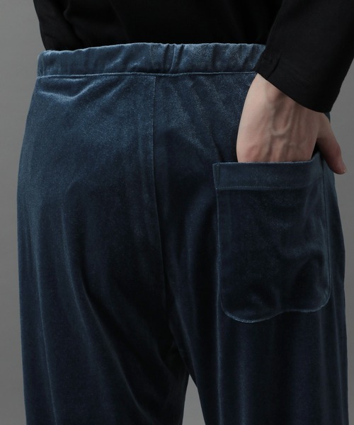 HARE(ハレ)の「【SETUP対応】ベロアイージーパンツ(HARE)(その他パンツ・メンズ・ブラック/ブルー・FREE)」の8枚目の写真