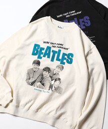 FREAK'S STORE | WEB限定 THE BEATLES/ビートルズ ビッグシルエット フォトプリント クルーネックスウェット/1964TOUR(スウェット)