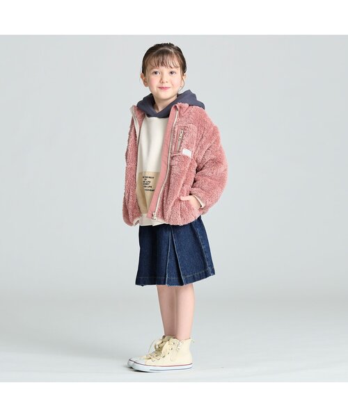 BREEZE（ブリーズ）の「ボックスタックスカート（スカート・キッズ・ブルー/ブラック・130/120/90/100/110/140/80）」の5枚目の写真