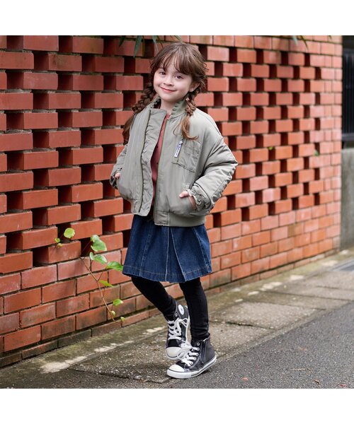 BREEZE（ブリーズ）の「ボックスタックスカート（スカート・キッズ・ブルー/ブラック・130/120/90/100/110/140/80）」の6枚目の写真