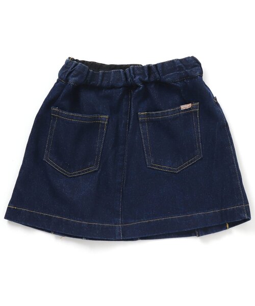 BREEZE（ブリーズ）の「ボックスタックスカート（スカート・キッズ・ブルー/ブラック・130/120/90/100/110/140/80）」の9枚目の写真
