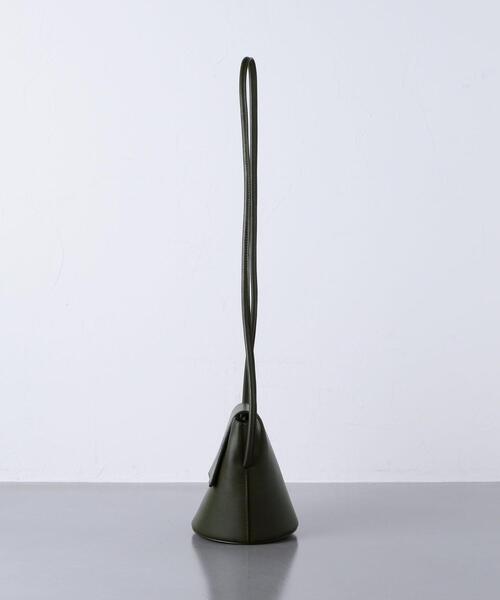 MODERN WEAVING（モダンウィーヴィング）の「＜MODERN WEAVING（モダン ウィーヴィング）＞TRAPEZE バケット バッグ ▲（ショルダーバッグ・レディース・ホワイト/グレー/オリーブ・FREE）」の16枚目の写真