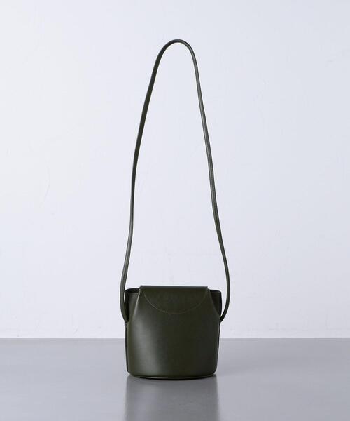 MODERN WEAVING（モダンウィーヴィング）の「＜MODERN WEAVING（モダン ウィーヴィング）＞TRAPEZE バケット バッグ ▲（ショルダーバッグ・レディース・ホワイト/グレー/オリーブ・FREE）」の12枚目の写真