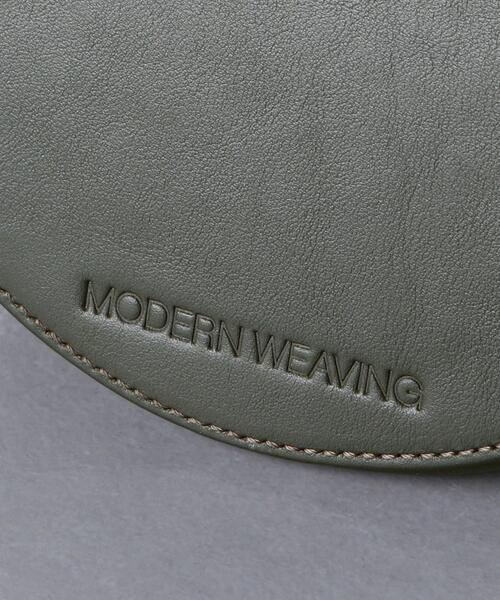 MODERN WEAVING（モダンウィーヴィング）の「＜MODERN WEAVING（モダン ウィーヴィング）＞TRAPEZE バケット バッグ ▲（ショルダーバッグ・レディース・ホワイト/グレー/オリーブ・FREE）」の8枚目の写真