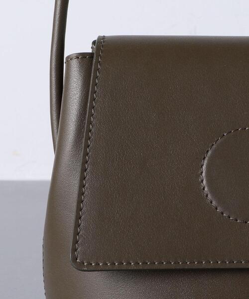 MODERN WEAVING（モダンウィーヴィング）の「＜MODERN WEAVING（モダン ウィーヴィング）＞TRAPEZE バケット バッグ ▲（ショルダーバッグ・レディース・ホワイト/グレー/オリーブ・FREE）」の9枚目の写真