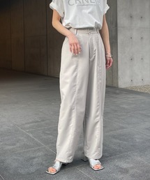 &g'aime | 【&g’aime】ワイドテーパードパンツ(スラックス)