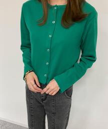 カットリブカーディガン