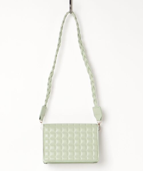 Figments（フィグメンツ）の「スクエアミニショルダーバッグ（ショルダーバッグ・レディース・グリーン/ブラック・FREE）」の14枚目の写真