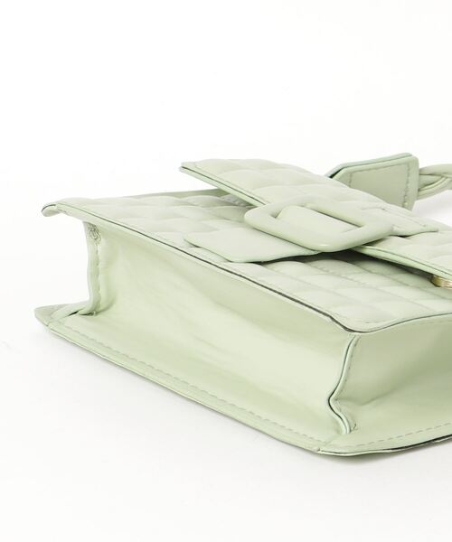 Figments（フィグメンツ）の「スクエアミニショルダーバッグ（ショルダーバッグ・レディース・グリーン/ブラック・FREE）」の13枚目の写真