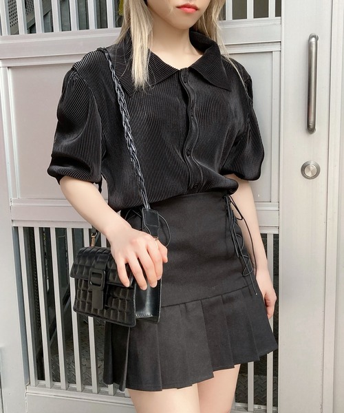 Figments（フィグメンツ）の「スクエアミニショルダーバッグ（ショルダーバッグ・レディース・グリーン/ブラック・FREE）」の11枚目の写真