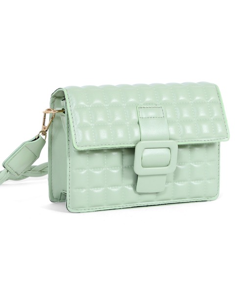 Figments（フィグメンツ）の「スクエアミニショルダーバッグ（ショルダーバッグ・レディース・グリーン/ブラック・FREE）」の12枚目の写真