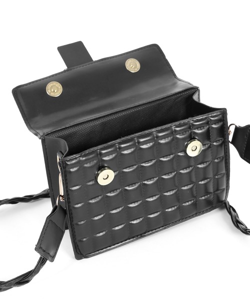 Figments（フィグメンツ）の「スクエアミニショルダーバッグ（ショルダーバッグ・レディース・グリーン/ブラック・FREE）」の6枚目の写真