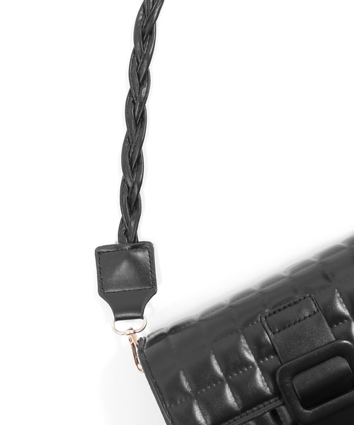 Figments（フィグメンツ）の「スクエアミニショルダーバッグ（ショルダーバッグ・レディース・グリーン/ブラック・FREE）」の10枚目の写真