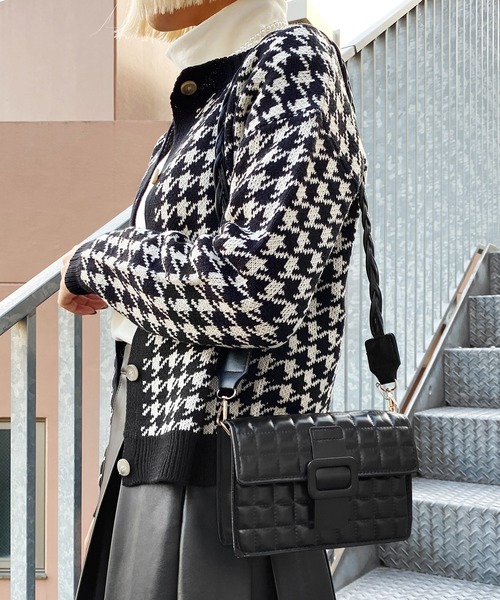 Figments（フィグメンツ）の「スクエアミニショルダーバッグ（ショルダーバッグ・レディース・グリーン/ブラック・FREE）」の17枚目の写真