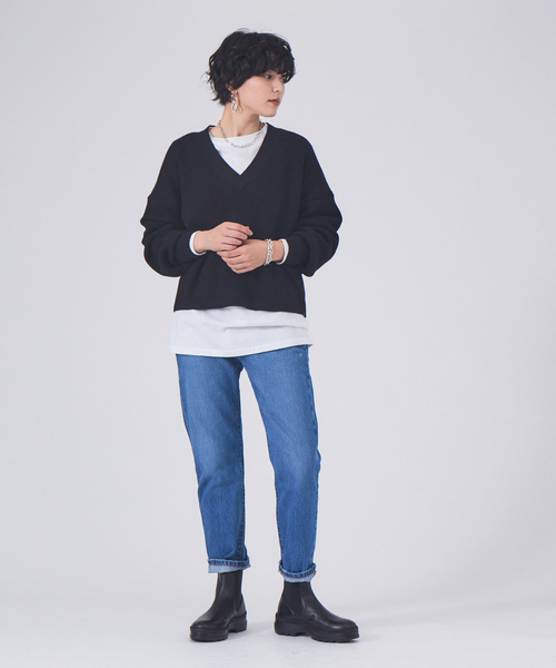 LiVES（ライヴズ）の「【Lives】 501 CROPデニムパンツ（デニムパンツ・レディース・ライトブルー・25/26/27）」の5枚目の写真