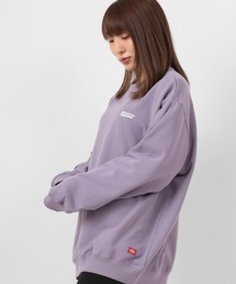 【Dickies/ディッキーズ】ブランドロゴ フロント&バックプリント 長袖スウェット
