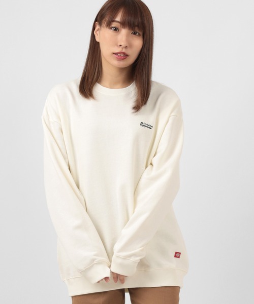 Dickies（ディッキーズ）の「【Dickies/ディッキーズ】ブランドロゴ　フロント＆バックプリント　長袖スウェット（スウェット・レディース・ホワイト/ホワイト系その他/ブラック/ダークブルー/ラベンダー/ホワイト系その他3/ブラウン/ホワイト系その他2・M/L）」の15枚目の写真