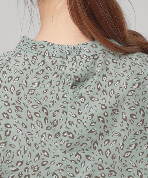closet story(クローゼットストーリー)の「<closet story(クローゼットストーリー)>レオパード ハイネック ブラウス(シャツ/ブラウス・レディース・ダークブラウン/ライム・FREE)」の8枚目の写真