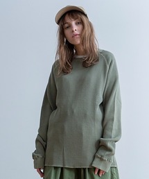 Universal Style Wear ダイイングワッフル ラグラン ルーズロンT