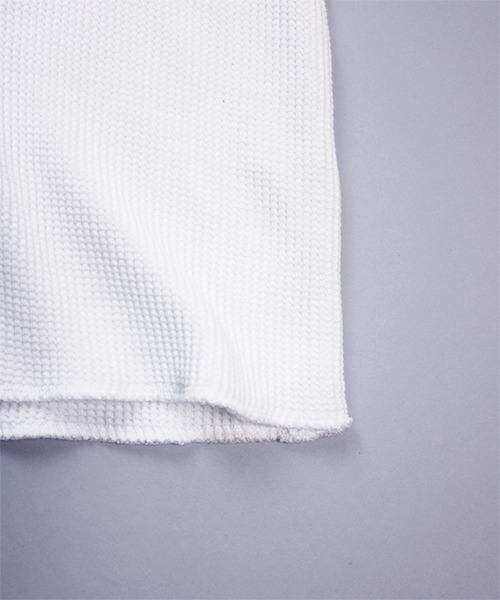 Universal Style Wear(ユニバーサルスタイルウェア)の「Universal Style Wear ダイイングワッフル ラグラン ルーズロンT(Tシャツ/カットソー・メンズ・ホワイト/ネイビー/スミクロ/カーキ・X-LARGE/MEDIUM/LARGE)」の12枚目の写真