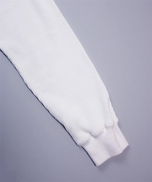 Universal Style Wear(ユニバーサルスタイルウェア)の「Universal Style Wear ダイイングワッフル ラグラン ルーズロンT(Tシャツ/カットソー・メンズ・ホワイト/ネイビー/スミクロ/カーキ・X-LARGE/MEDIUM/LARGE)」の13枚目の写真