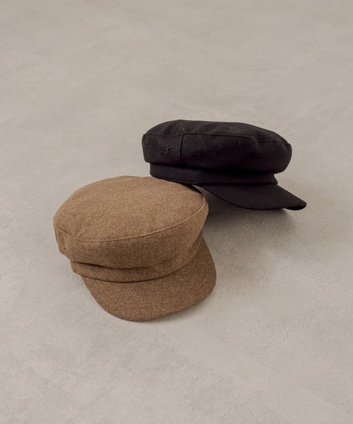 OLIVE des OLIVE（オリーブデオリーブ）の「キャスケット（キャスケット・レディース・ブラウン/ブラック・FREE）」の3枚目の写真