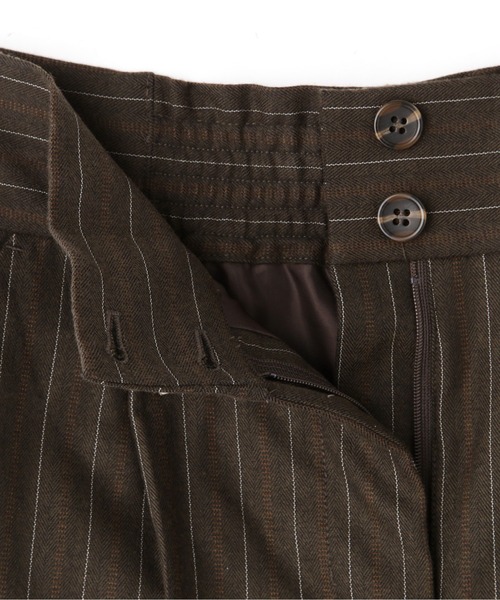 N.（N. Natural Beauty Basic）（エヌエヌナチュラルビューティーベーシック）の「◆ハイウエストキュロットパンツ（その他パンツ・レディース・ブラック/モカ/ストライプ・MEDIUM）」の20枚目の写真