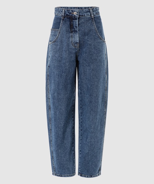 LOW CLASSIC(ロウ クラシック)の「BOY FRIEND FIT DENIM PANTS(デニムパンツ・レディース・ブルー系その他・M/L/S)」の1枚目の写真