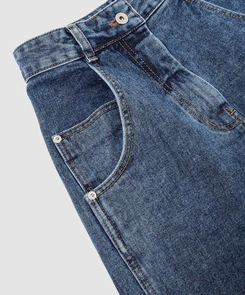 LOW CLASSIC(ロウ クラシック)の「BOY FRIEND FIT DENIM PANTS(デニムパンツ・レディース・ブルー系その他・M/L/S)」の3枚目の写真